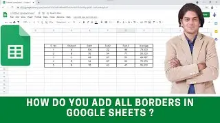 How do you add all borders in Google spread Sheets ?