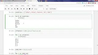 Python 3 Programming Tutorial 5 | Loops | How to use for loop on Lists to get both index and values