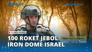 100 Roket Tembus Iron Dome Israel, IDF Kritis Terkena Puing Peluru