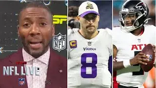 NFL LIVE | "Falcons need to start Michael Penix over Cousins" - Ryan Clark on Week 1 losing Steelers