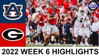 #2 Georgia vs Auburn Highlights | College Football Week 6 | 2022 College Football Highlights