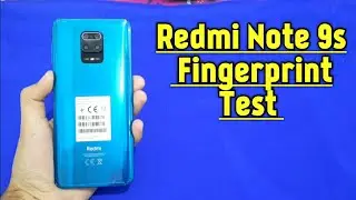 Redmi Note 9s Fingerprint Test !