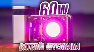 Zhiyun Molus X60 👉 El foco LED de 60w con batería más pequeño que vas a encontrar