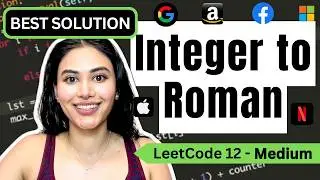 Integer to Roman - LeetCode 12 - Python #leetcode #leetcode150 #topinterview150