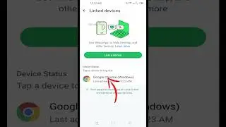 Logout WhatsApp Web from Mobile #whatsapp #shorts