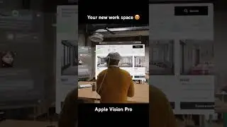 Apple Vision Pro work space 😍 Apple VR, AR, Mixed Reality headset #apple #vr #ar #wwdc #wwdc2013