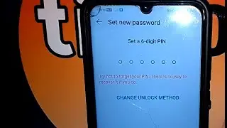 how to change lock screen password in honor 20i mobile