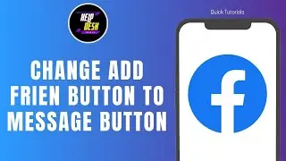 How to Change Add Friend Button to Message Button on Facebook