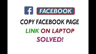 ✅ How to Copy Facebook Page Link on Laptop