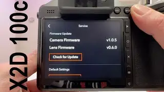 Hasselblad X2D 100c Firmware Upgrade 1.0.5 | ONE WAY ONLY