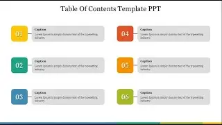 Table Of Contents PowerPoint Presentation