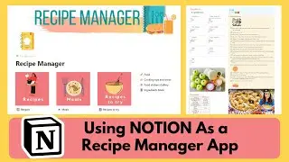 Using Notion templates as a Recipe Manager app