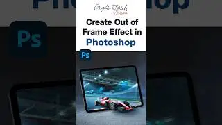 Create Out of Frame Effect in Photoshop l #shorts