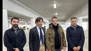 Riapertura dei parcheggi in via Cesare Battisti