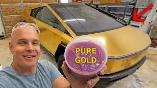 The First *REAL GOLD* Tesla Cybertruck - What did it Cost?!