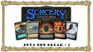 Sorcery TCG: бокс-брейк Beta #3 - открываем очередной бокс c коллекционными карточками!