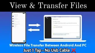 Wireless File Transfer Android & PC || View & Access Computer Files On Android Via FTP || Remote LAN