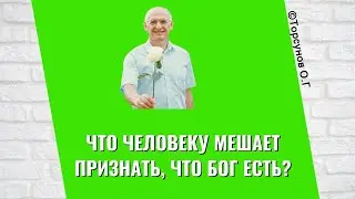 Что человеку мешает признать, что Бог есть? Торсунов лекции