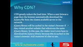 jQuery Tutorial Part 3 - What is CDN, How to use CDN, What if the CDN is Down, How to Check CDN