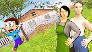 SchoolBoy Runaway - Rooftop Escape | Shiva and kanzo Gameplay