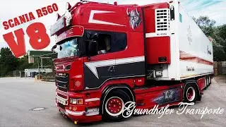 Grundhöfer Transporte - Thermo Traffic Scania R560 V8 von Christian Sperl