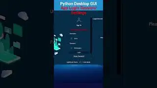 Qt GUI App Setting Login and Setting Sessions