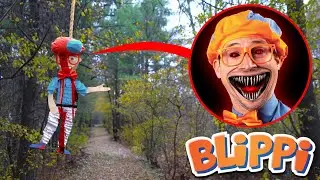 IF YOU SEE BLOOD ON A BLIPPI PIÑATA, DO NOT OPEN IT!! (Cursed Blippi Toys)