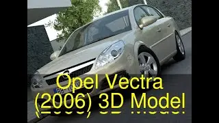 3D Model of Opel Vectra (2006) Review