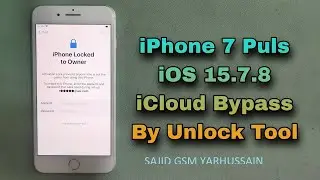 How to iPHONE 7👉 HELLO screen BYPASS WITH 👉 UNLOCKTOOL👉(iso 15.7.6)🔥 |sajid gsm yarhussain