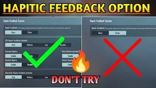 Haptic Feedback Feature Danger 😱 For You. Please Don't Try It Haptic Features Explain