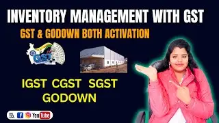 GST or GODOWN Activate In Tally | IGST CGST SGST in HIndi #gst #tally