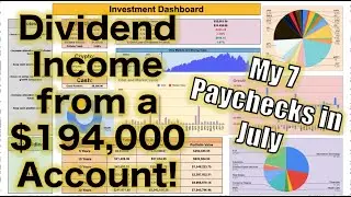 How Much My Dividend Portfolio Paid Me in July! ($194,000 Account!)