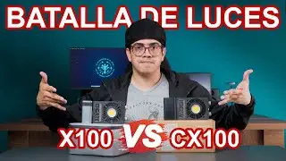 BATALLA DEFINITIVA de luces Led! Zhiyun Molus X100 vs Cinepeer CX100! Cuál deberías comprar?