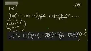 Core 2 - Binomial Expansion (6) - Approximations   Postive integer powers