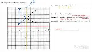 FREE CSEC Mathematics Class - Reflection - Enlargement - May 07, 2021