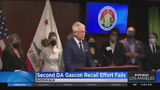 Second effort to recall LA County DA George Gascon falls short