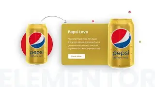 Pepsi Hover Animation using Elementor | WordPress Elementor Pro Tutorial | Elementor Tips and Tricks