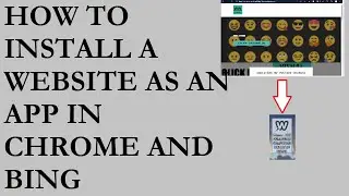 How to install site as an app in chrome,bing | vishal