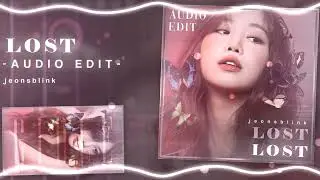 Lost - (G)I-DLE audio edit  [use 🎧!]