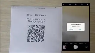 How to share Wifi via QR code