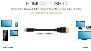 Как подключить USB-C к HDMI