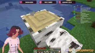 Imajen (my daughter the Vtuber) first time playing Minecraft....she died instantly