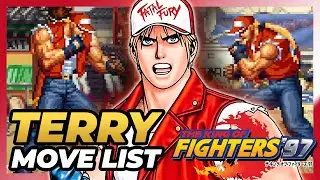 TERRY BOGARD MOVE LIST - The King of Fighters '97 (KOF97)