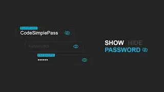 How to make  Password Input with Floating Placeholder Text Animation | Html CSS & Javascript