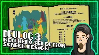 Select Heroes in my PYGAME RPG! (Ork Slayer Indie Devlog #3 - Hero Selection Screen Idea)