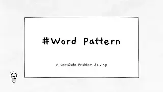 Word Pattern Problem Solving