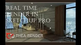 Real Time Rendering In SketchUp with Thea Render #12