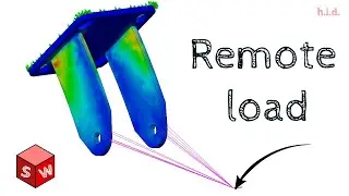 How to Apply Remote Load Solidworks Stress Analysis