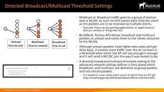 Configuring Directed Broadcast/Multicast traffic threshold-  Release -18.03