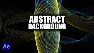 Quick Abstract Line Animation in After Effects | Fast Tutorial